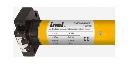 Silnik do rolet Inel N-100 NHK silnik rurowy 100 Nm NHK do rury Fi 70 z kompletem akcesoriów